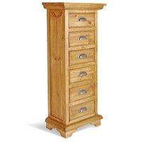 Prestige Pine 6 Drawer Tall Chest