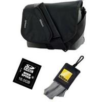 PROPER CASE+SD16GB+TP2100 DSLR Acc Kit inc SLR Bag 16GB SDHC Card & Tripod - (Cameras > Camera Accessories)