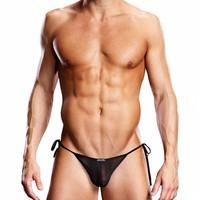 pro mesh side tie bikini black