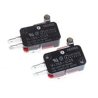 Pressure Iron Handle With Plastic Wheel Travel Limit Micro Switch(2Pcs)