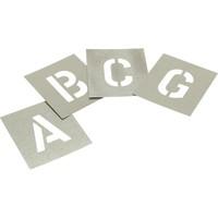 Precise Engineered Atb Set Zinc Stencils Letters 4.In [Pack of 1] - w/3yr Rescu3® Warranty