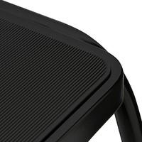 premier housewares metal step stool 25 x 43 x 35 cm black