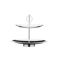Premier Housewares 2-Tier Cake Stand - Stainless Steel
