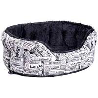 Premium Oval Newspaper design Dog Beds