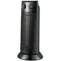 pro elec hg00918 2000w 19inch floor standing tower fan heater in black