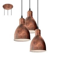 Priddy 3 Step Coppery Style Pendant Light