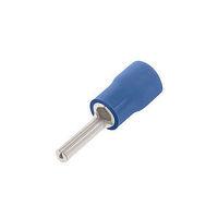 pre insulated crimps 12mm blue pin terminal crimps pack of 100 e482741