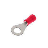 pre insulated crimps 3mm hole red ring terminal crimps pack of 100 e48 ...