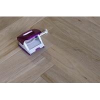 prime engineered oak herringbone brushed unfinished 154mm by 90mm by 9 ...