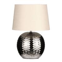 Premier Housewares Table Lamp with Beige Shade