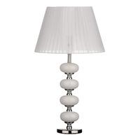 Premier Housewares Table Lamp with White Shade