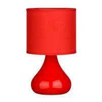 Premier Housewares Bulbus Table Lamp in Red