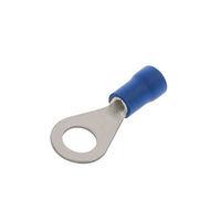pre insulated crimps 3mm hole blue ring terminal crimps pack of 100 e4 ...