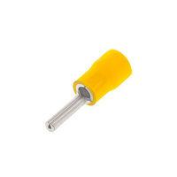 Pre-insulated crimps 14mm Yellow Pin Terminal Crimps - Pack of 100 - E482751