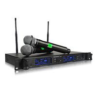 Professional double handheld wireless microphone For KTV stage meetings mic