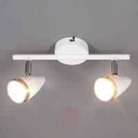 Practical 2-bulb LED spotlight Adea