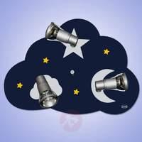 pretty dark blue cloud starlight ceiling light