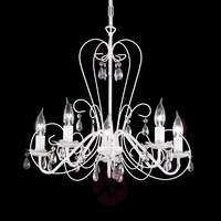 prisma chandelier five bulbs white