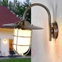 Pretty outdoor wall lamp Jason, stainless steel