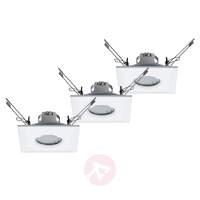 premium recessed light quadro white 3 x 35 w