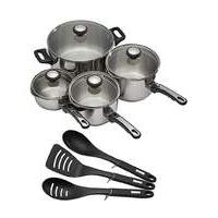 Prestige 4pc Pan Set with free Utensils