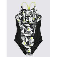Printed Swimsuit with Lycra Xtra Life (3-14 Years)
