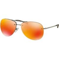 Prada PS50RS 5AV5M0 (gunmetal/brown mirror orange)