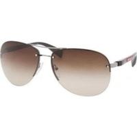 Prada PS 56MS 5AV6S1 (gunmetal/brown gradient)