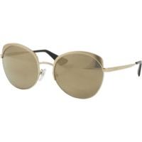 Prada PR54SS VAQ1C0 (metallized pale gold/light brown mirror gold)