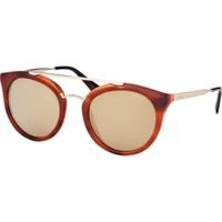 Prada PR23SS USE-1C0 (brown horn-gold/gold mirror)