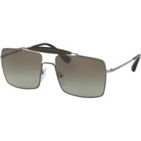 prada pr57ss uft5o2 top grey gunmetalgreen gradient