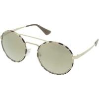 Prada PR51SS UAO-1C0 (tortoise brown-cream-gold/gold mirrored)