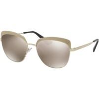 prada pr51ts vaq1c0 metallized pale goldlight brown mirror gold