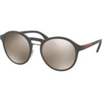 Prada PS01SS TFZ1C0 (grey rubber/light brown mirror dark gold)