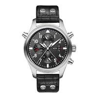 Pre-Owned 46mm IWC Pilot Double Chronograph