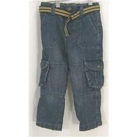 primark early days new 18 24mos blue jeans with belt