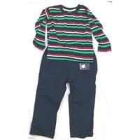 Primark - Age 18-24 Months - Blue Trousers and Long Sleeved Tee