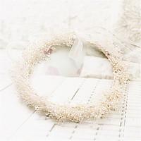 preservedfreshflower babysbreath basketwork headpiece wedding special  ...