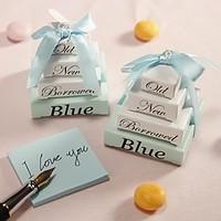 Practical Favors- 1pcs Adorable Something Blue Memo Note pad Wedding Keepsakes