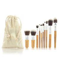 Pro Makeup Cosmetic Blush Brush Eyebrow Foundation Powder Kabuki Brushes Kit Set(11PCS)