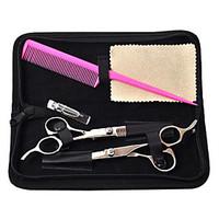 professional stainless hairdressing scissors set kit barber hair thinn ...