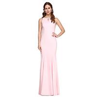 prom formal evening dress elegant sheath column jewel floor length chi ...