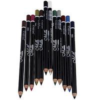 Professional 24 Hour Lasting Waterproof Colorful Liquid Eyeliner Pencil 12 Pcs