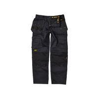 Pro Tradesman Black Trousers Waist 42in Leg 33in