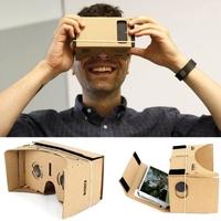 Private VR DIY Cardboard Box Virtual Reality Glasses Headset 3D VR Movie Games Head-Mounted Universal for iPhone Samsung 3.5\