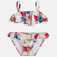 print bikini with ruffles mayoral