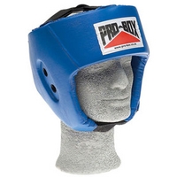 pro box blue collection sparring headguard