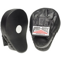 pro box black collection curved hook jab pads