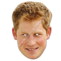 Prince Harry Paper Mask