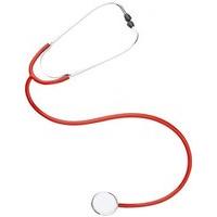 Professional Stethoscopes Red Accessory For Er Gp Hospital Fancy Dress